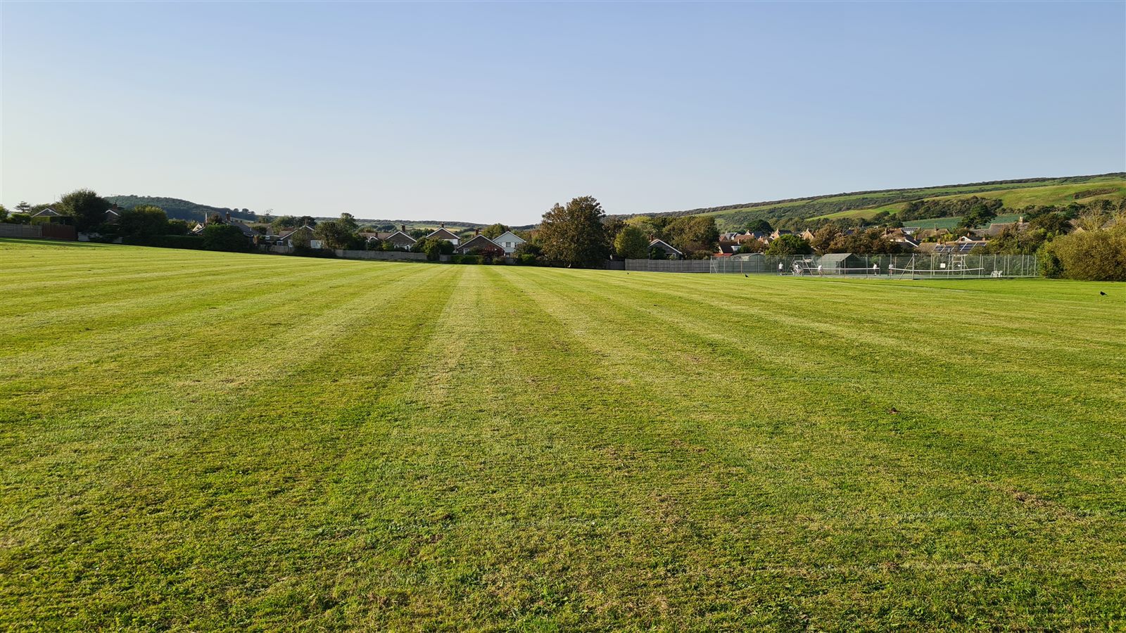 Compact grounds maintenance equipment ready for work